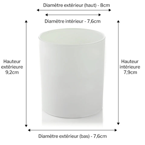 Contenant Blanc Mat (30cl)
